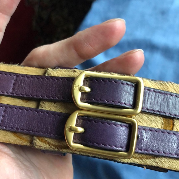Chanel vintage 2001 calf hair belt main image 5